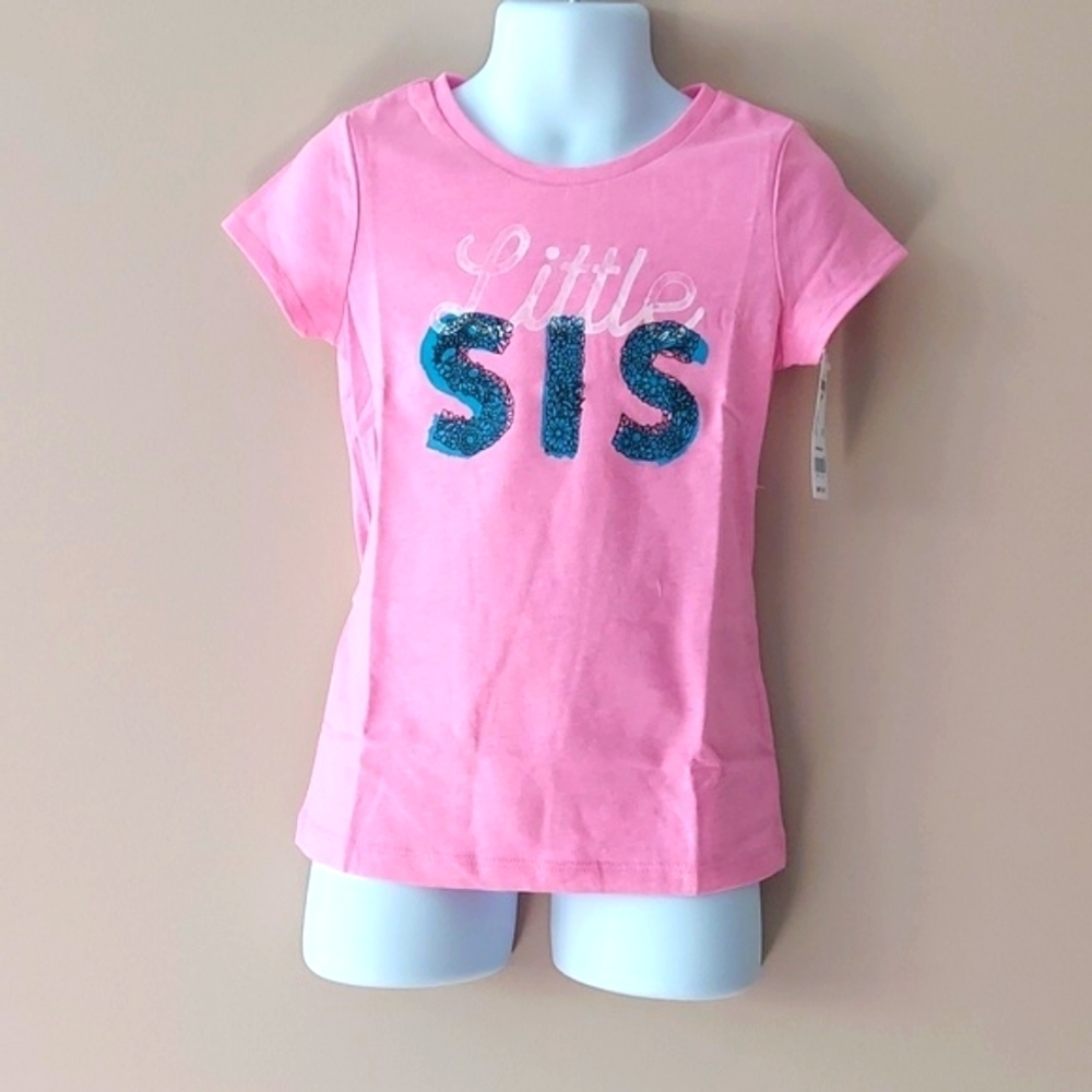 OshKosh B'gosh Little Sister T Shirt top - pink - size 4T